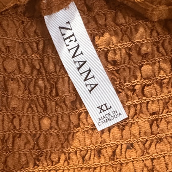 Zenana Lace Bralette Set in Black and Rust - Picture 3 of 3